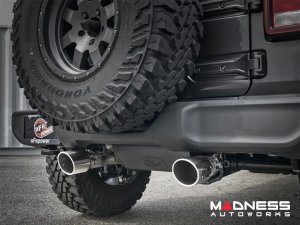 Jeep Wrangler JL 3.6L Performance Exhaust System - Cat Back - Dual Exit - AFE - 2.5" - Polished Tips